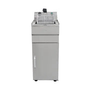 DZL-16VC 16L floor-standing electric deep fryer with cabinet, stainless steel