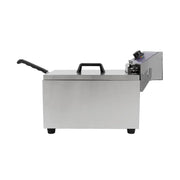 DZL-171B 17L single-tank countertop electric deep fryer, stainless steel