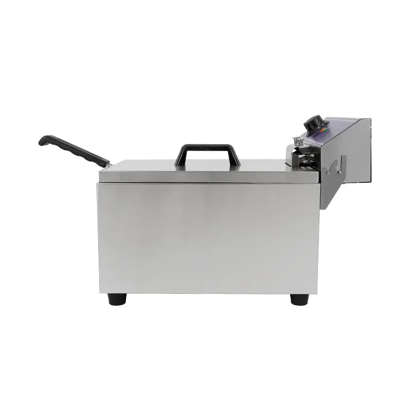 DZL-171B 17L single-tank countertop electric deep fryer, stainless steel