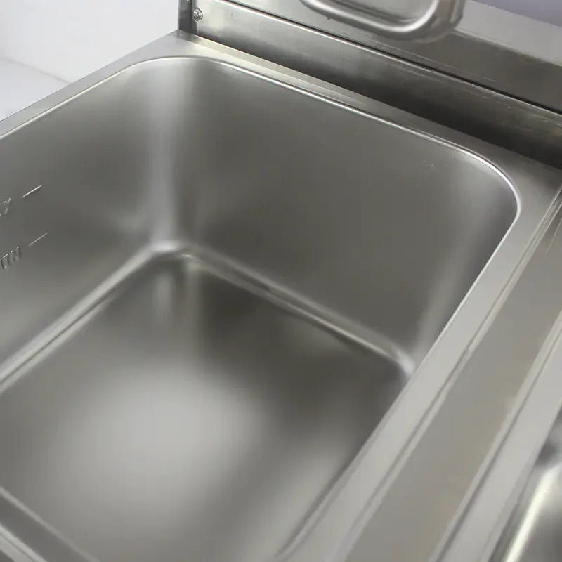 DZL-20B dual-tank countertop electric deep fryer, stainless steel