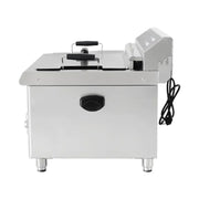 DZL-26EC 30L commercial electric deep fryer with timer, stainless steel