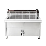 DZL-26EC 30L commercial electric deep fryer with timer, stainless steel