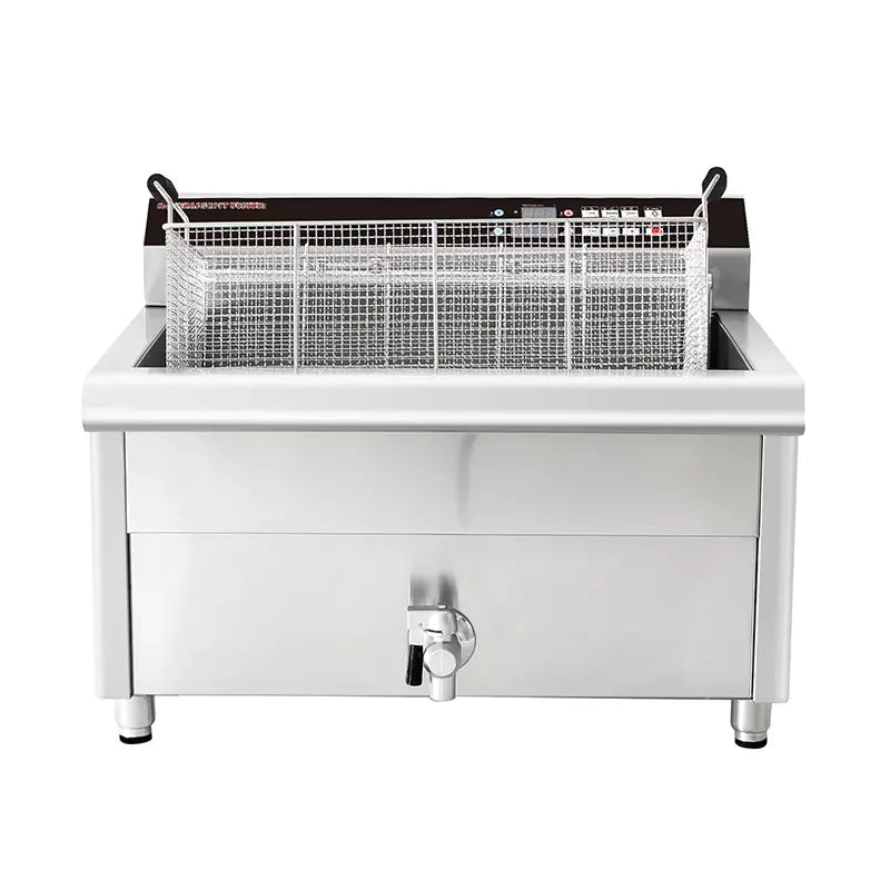 DZL-26EC 30L commercial electric deep fryer with timer, stainless steel