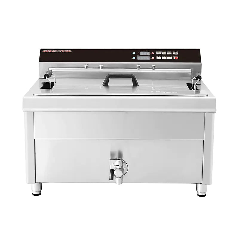 DZL-26EC 30L commercial electric deep fryer with timer, stainless steel