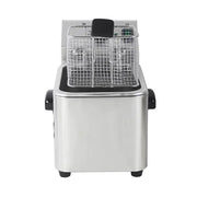 DZL-4L countertop single-tank electric deep fryer, stainless steel