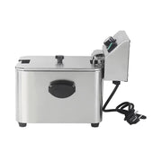 DZL-4L countertop single-tank electric deep fryer, stainless steel