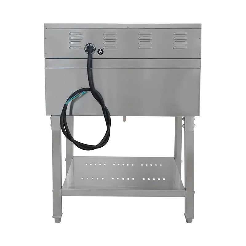 DZL-52B 52L floor-standing commercial electric deep fryer, stainless steel