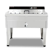 DZL-76BC 76L vertical floor-standing electric deep fryer with timer, stainless steel