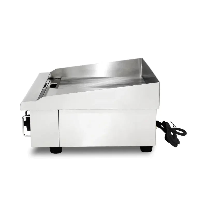 DPL-550-2 electric griddle, half flat half grooved plate