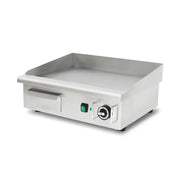 DPL-550 commercial electric flat-top griddle, stainless steel