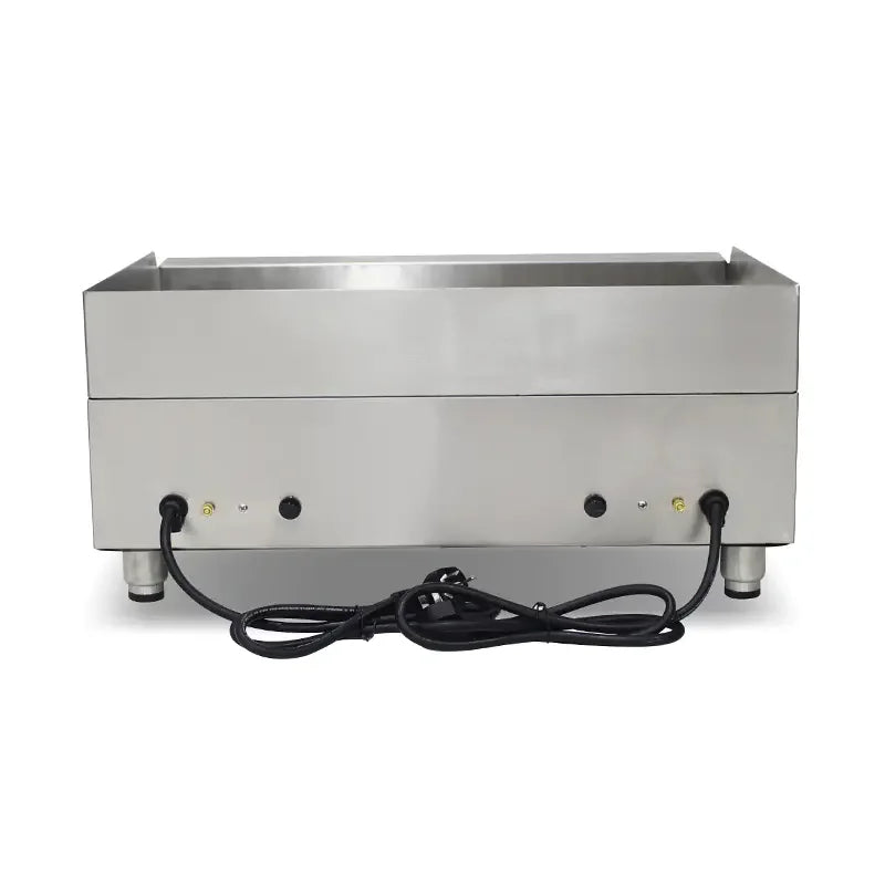 DPL-600C commercial electric flat-top griddle with digital control, stainless steel