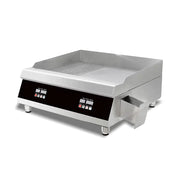 DPL-600C commercial electric flat-top griddle with digital control, stainless steel