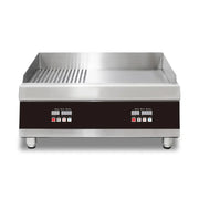 DPL-600C-2 commercial electric combination griddle with digital control, stainless steel