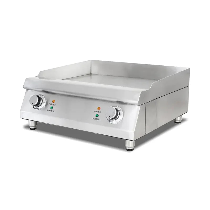 DPL-1000D-2 commercial electric combination griddle, stainless steel