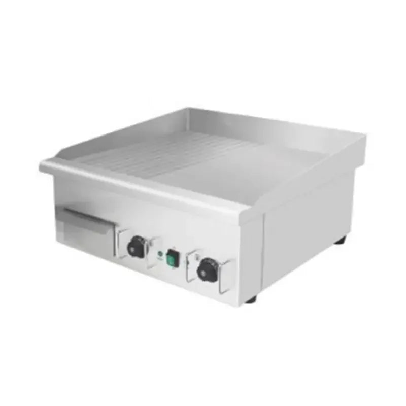 DPL-620-2 commercial electric combination griddle, stainless steel