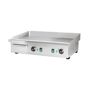 DPL-740-2 commercial electric griddle, 735×410mm flat cooking plate