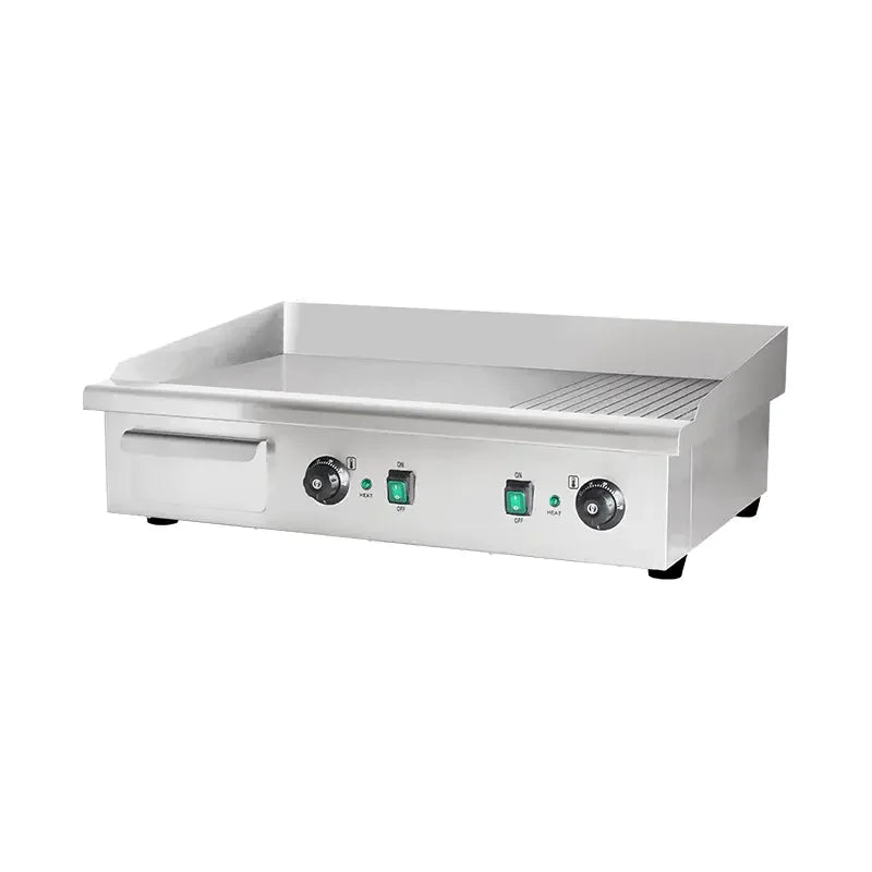 DPL-740-2 commercial electric griddle, 735×410mm flat cooking plate