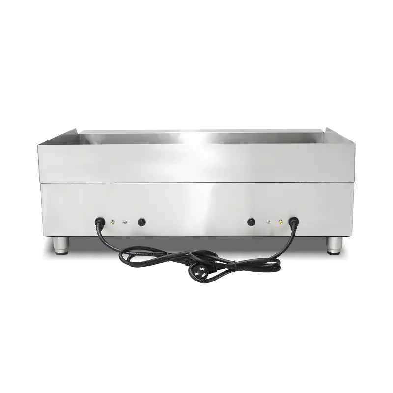 DPL-740C commercial electric flat-top griddle with digital control, stainless steel