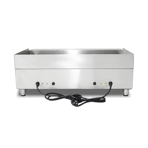DPL-740C commercial electric flat-top griddle with digital control, stainless steel