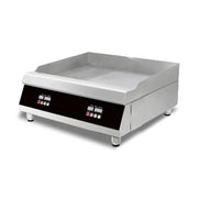 DPL-740C commercial electric flat-top griddle with digital control, stainless steel