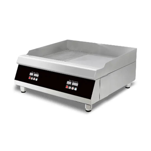 DPL-740C-2 commercial electric combination griddle with digital control, stainless steel