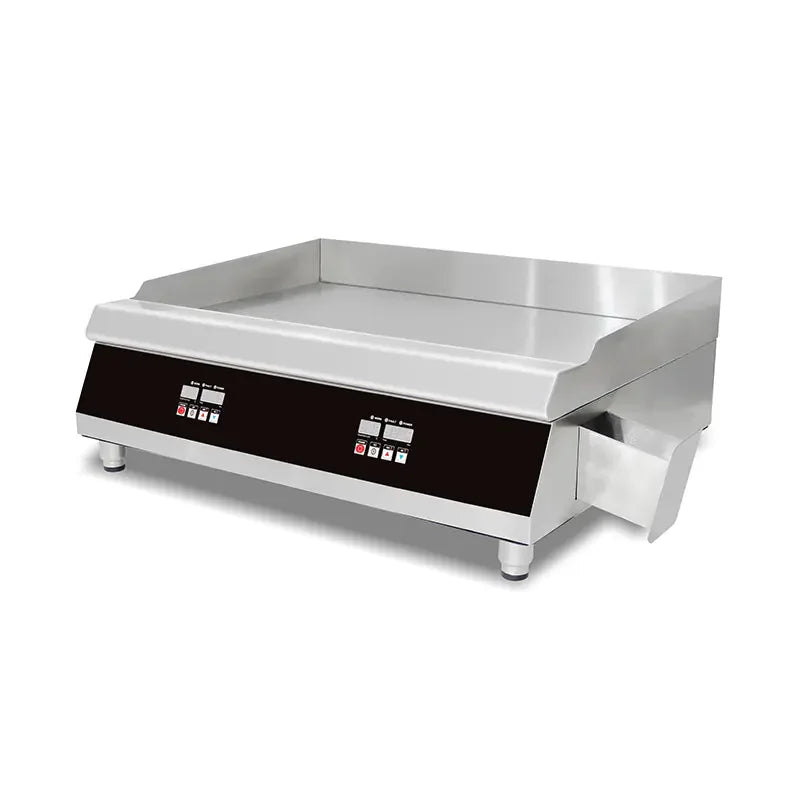 DPL-740C commercial electric flat-top griddle with digital control, stainless steel