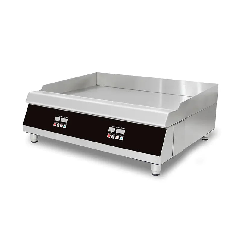 DPL-740C commercial electric flat-top griddle with digital control, stainless steel