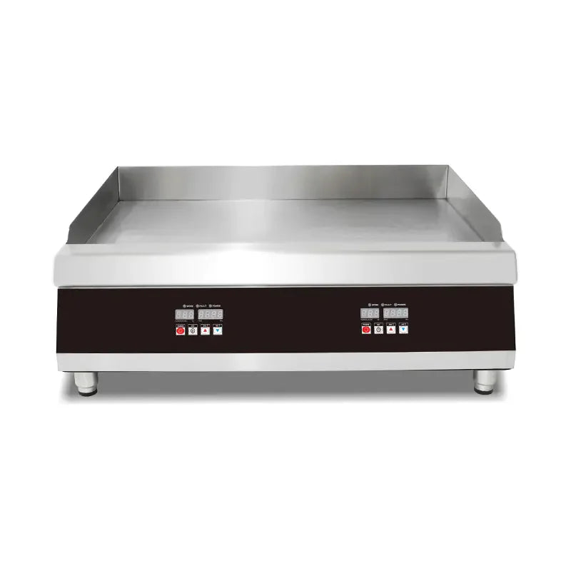 DPL-740C commercial electric flat-top griddle with digital control, stainless steel