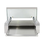CZ-11 electric hot dog roller grill with glass panel, 11 rollers
