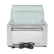 CZ-11 electric hot dog roller grill with glass panel, 11 rollers
