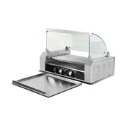 CZ-7 seven-roller hot dog roller grill, stainless steel