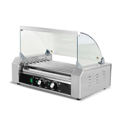 CZ-7 seven-roller hot dog roller grill, stainless steel