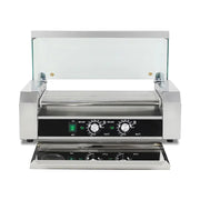 CZ-7 seven-roller hot dog roller grill, stainless steel