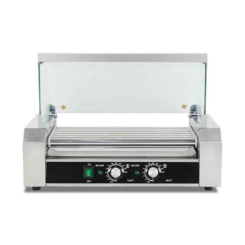 CZ-7 seven-roller hot dog roller grill, stainless steel