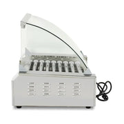 CZ-9 nine-roller hot dog roller grill with timer, stainless steel