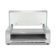 CZ-9 nine-roller hot dog roller grill with timer, stainless steel