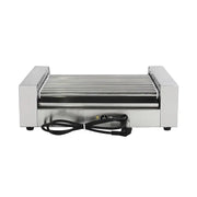 KG-14T electric hot dog roller grill, 14 rollers, stainless steel