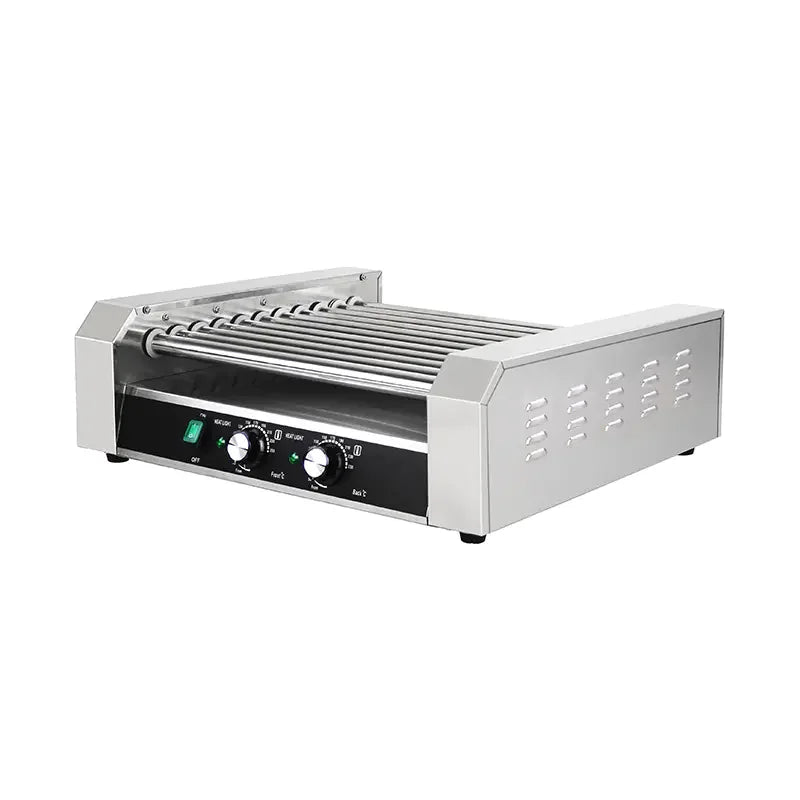 KG-11 eleven-roller hot dog roller grill, stainless steel