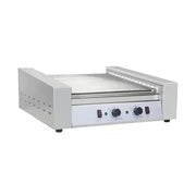 KG-14T electric hot dog roller grill, 14 rollers, stainless steel