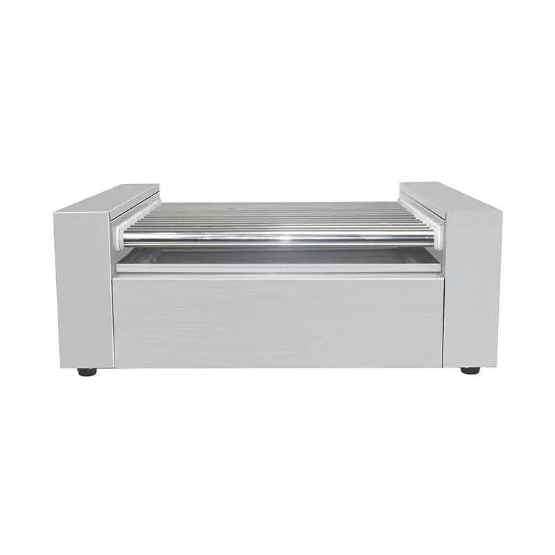 KG-14 electric hot dog roller grill, 14 rollers, stainless steel