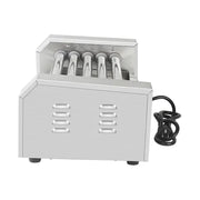KG-14T electric hot dog roller grill, 14 rollers, stainless steel
