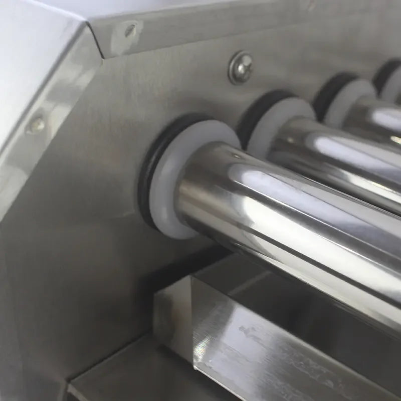KG-14T electric hot dog roller grill, 14 rollers, stainless steel