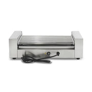 KG-14T electric hot dog roller grill, 14 rollers, stainless steel