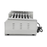 KG-7 electric hot dog roller grill, 7 rollers, stainless steel