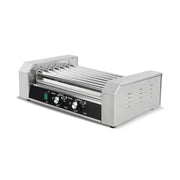 KG-14T electric hot dog roller grill, 14 rollers, stainless steel