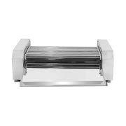 KG-14T electric hot dog roller grill, 14 rollers, stainless steel