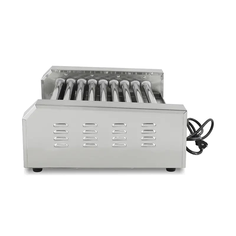 KG-9 nine-roller hot dog roller grill, stainless steel