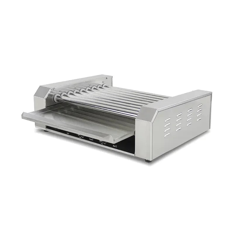 KG-9 nine-roller hot dog roller grill, stainless steel