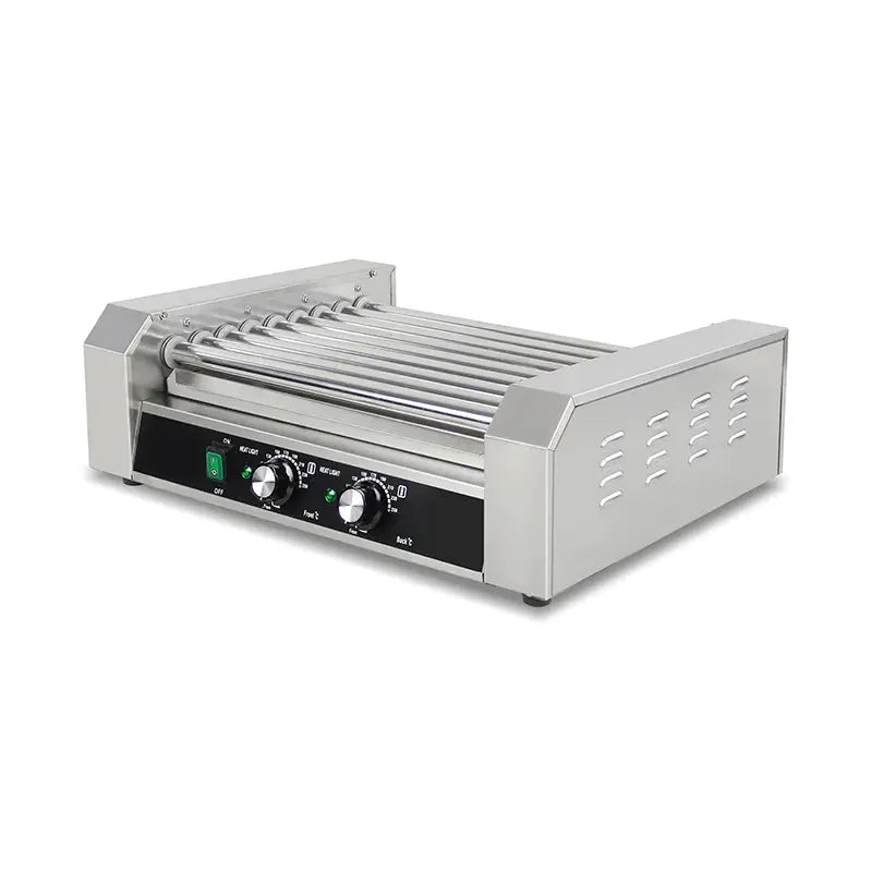 KG-9 nine-roller hot dog roller grill, stainless steel