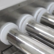 KG-9W electric hot dog roller grill with cover, 9 rollers